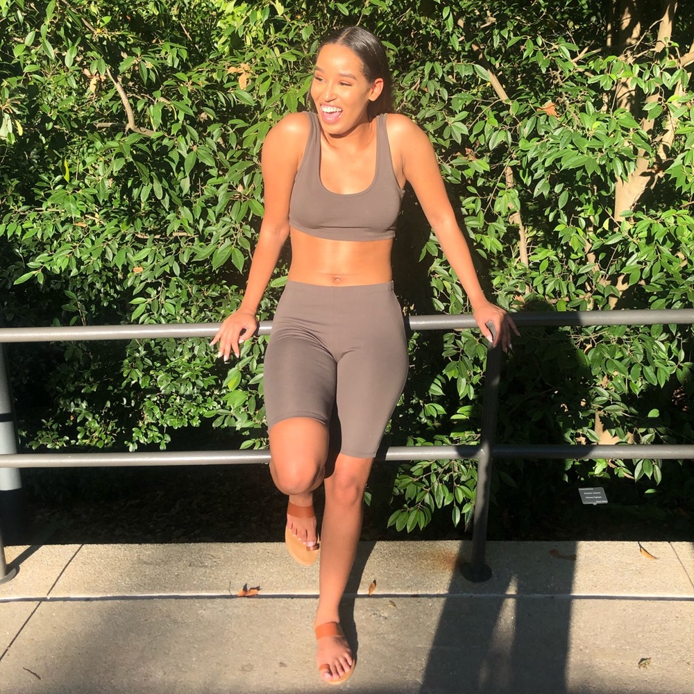 Biker short set